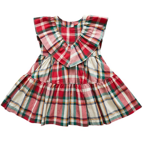 Pink Chicken Other - Pink Chicken Girls Raphaela Dress - Holiday Tartan